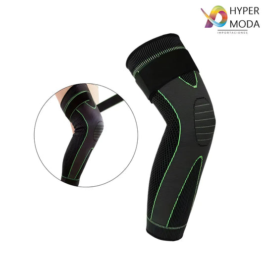 Manga de Compresión Larga para Rodilla - producto real